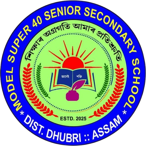 Model Super 40 Senior Secondary School Logo